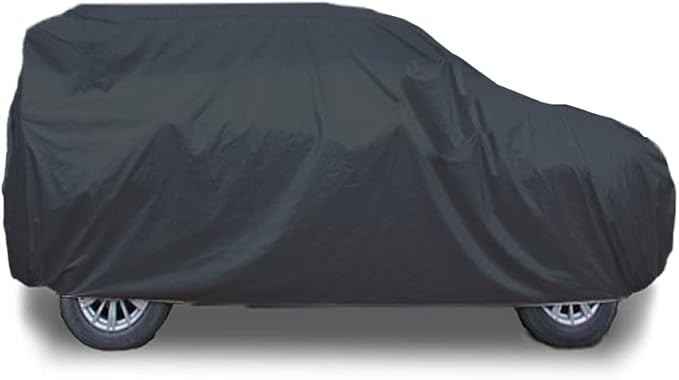 Large Kids Ride-On Toy Car Cover, Outdoor Wrapper Resistant Protection for Electric Battery Powered Children Wheels Toy Vehicles-Universal Fit, Water Resistant, UV Rain Snow Protection (Black)