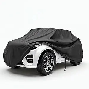 Large Kids Ride-On Toy Car Cover, Outdoor Wrapper Resistant Protection for Electric Battery Powered Children Wheels Toy Vehicles-Universal Fit, Water Resistant, UV Rain Snow Protection (Black)