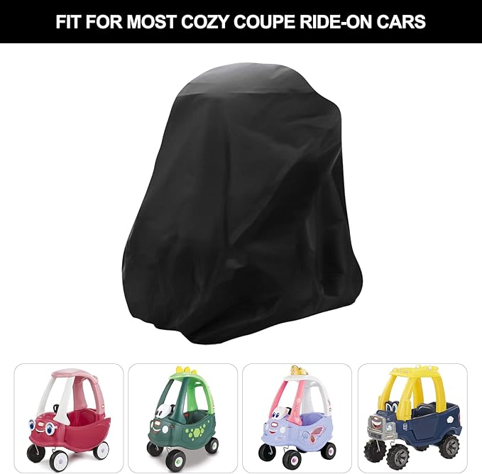 Waterproof Cover for Ride-On Car, Toddler Car Push & Buggy Cover - Outdoor Sun, Dust & Snow Protection