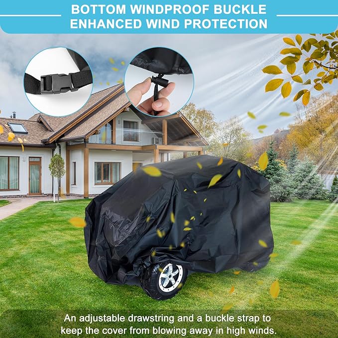 Kids Ride-On Toy Car Cover, Outdoor Wrapper Resistant Protection for Electric Battery Powered Children Wheels Toy Vehicles - Universal Fit, Water Resistant