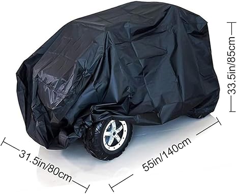 Kids Ride-On Toy Car Cover, Car Toy Cover,Outdoor Wrapper Resistant Protection for Electric Children Wheels Toy Vehicles - Universal Fit, Water Resistant(Black)