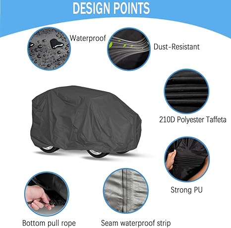 Kids Ride-On Toy Car Cover, Waterproof Kids Car Cover for Large Ride On Truck Toys Cars