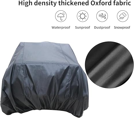 Kids Car Cover,Kids Ride On Toy Car Cover,Fit for Child's Jeep,Outdoor Resistant Protection for Electric Battery Powered Children Wheels Toy Vehicles (47.2 x27.2 x24.6 inches)